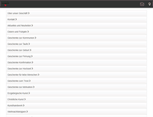 Tablet Screenshot of geschenke-leopold.eu